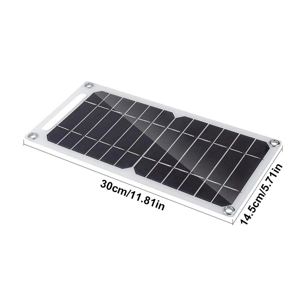 5V 6W USB Solar Charger Panel with USB Output Portable Solar System  For Mobile Phone Power Bank