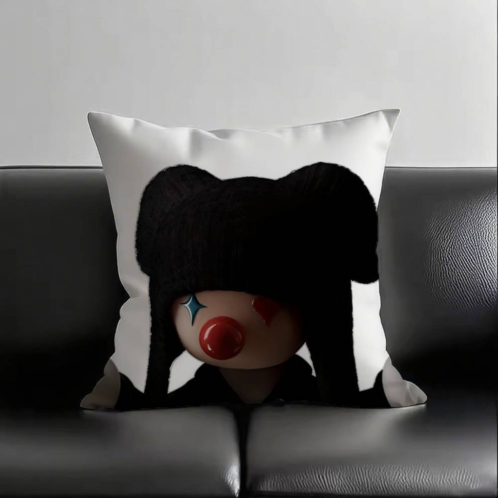 

1pc Jack In The Box J Hope Ver 2 Pillow Case Square Bedroom Sofa Leisure Comfort Cushion Car Living Room Home Decoration 16x16Inch