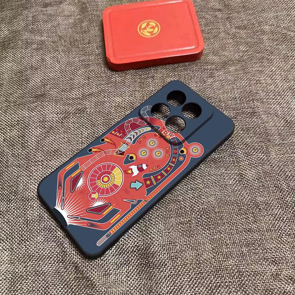 

Pinball Machine Phone Case Silicone Case For Xiaomi POCO X5 X5PRO 5G Soft Fundas Poco X5 Pro 5G Case Poco M4 Pro