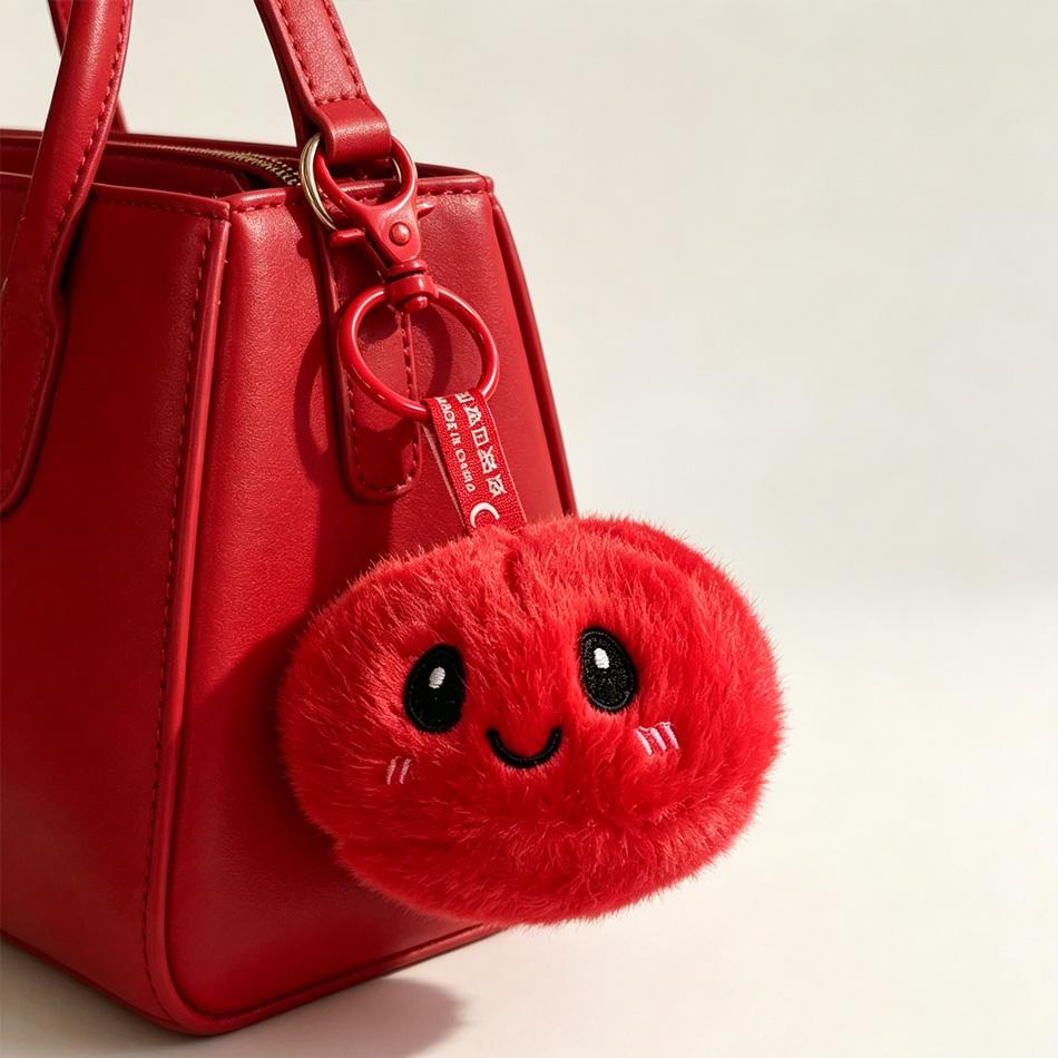 Cartoon Neuer Stil Tasche Hängend Niedlich Simulation Knödel Plüsch Schlüsselanhänger Rucksack Anhänger Spielzeug Geschenk