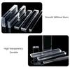 1pcs Transparents Square Acrylic Stick Bar, Clear for DIY Craft, Display Stand, Polished Edges, Multiple Sizes