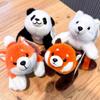 Chang Baobei Xiangxiang Three-Position Animal Doll Cute Panda Plush Toys Little Raccoon Doll Treasure Table Companion