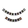 Halloween Pull Flag Happy Birthday Banners Hanging Party Supplies Bunting Plastic Theme