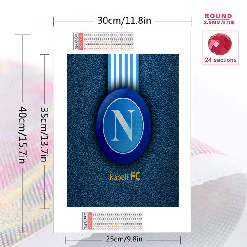 Napoli Pattern 3pcs 100% Round Full Drill 5D DIY Diamond Painting Embroidery Cross Stitch Rhinestone Décor