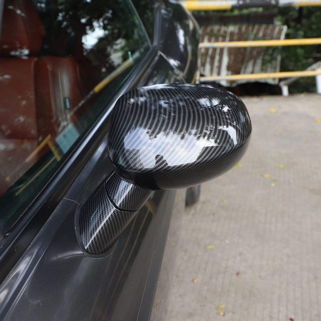 Voodonala for Challenger ABS Carbon Fiber Rearview Mirror Cover Side Mirror Trim Shell Cover Decoration Trim for 2009-2025+Dodge Challenger Exterior