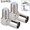 90 ° RF Converter Antenna Cable Connection Connector Adapter