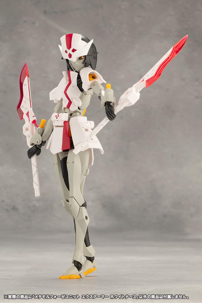KOTOBUKIYA "Mugen Kaikou Megalomaria" Metamorphose Unit Ex-Armor White Nurse, approximately 208mm in length, non-scale plastic model