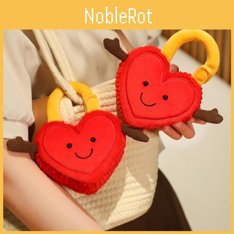 Heart Lock Plush Toy Couple Gift For Valentines Day Romantic Decor