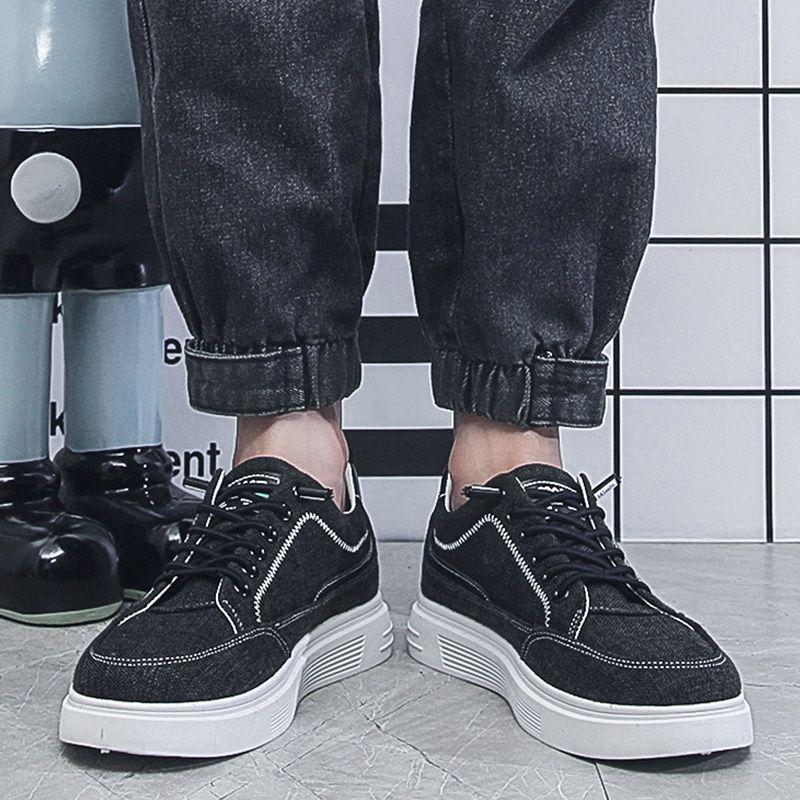 Men's Shoes Summer Sports Casual Cloth Shoes Men's Models Canvas Men's Shoes Flat Bottom Board Shoes