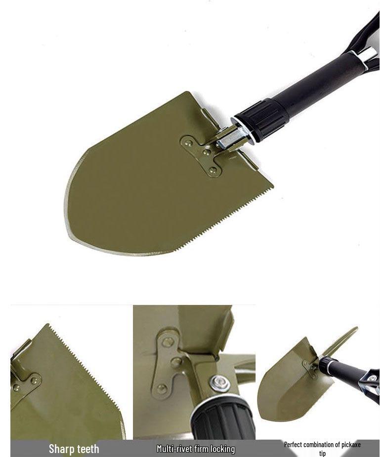 6411 Multi-functional Folding Entrenching Tool for Camping, Fishing, and Vehicles