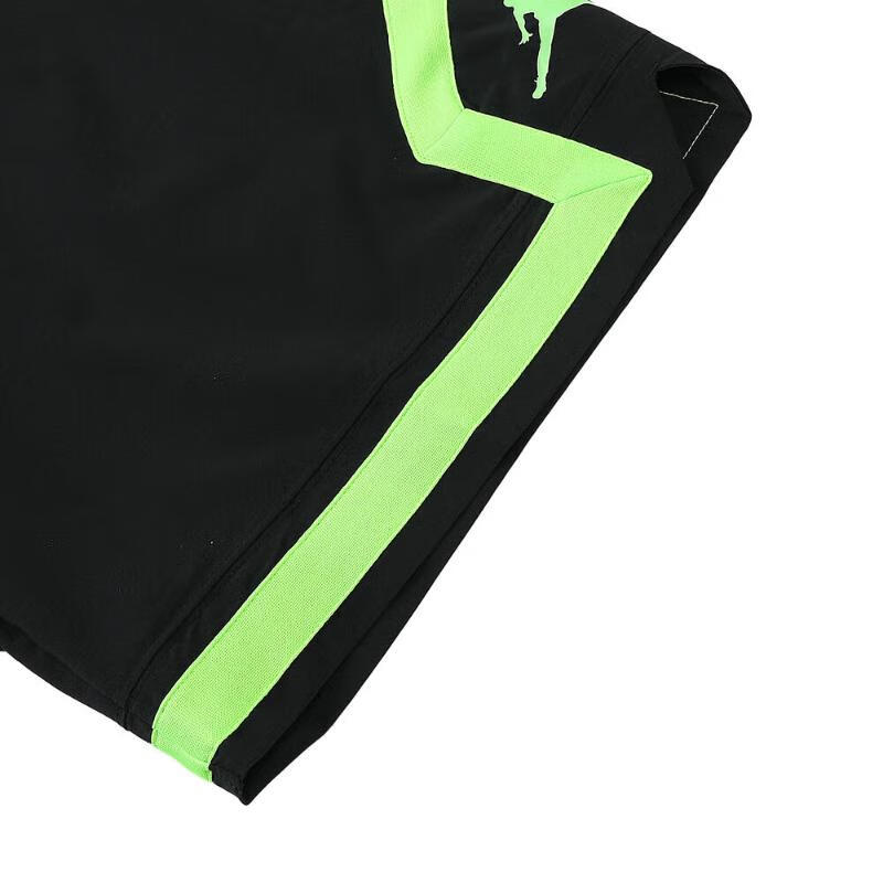 Jordan Lace-Up Fashion Comfortable Versatile Color-Block Three-Quarter Casual Shorts Men shorts Black Green FQ2990-014