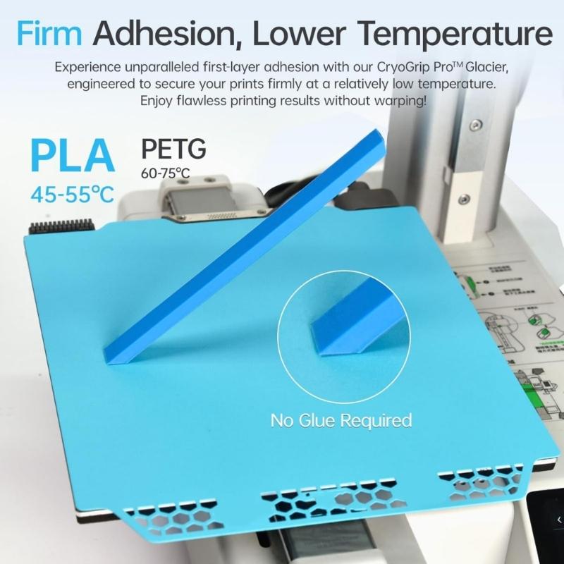 Steel Build Plate Replacement for 3D Printer Double Sided Low Energy Printing 3D Printing Build Plate Accessories