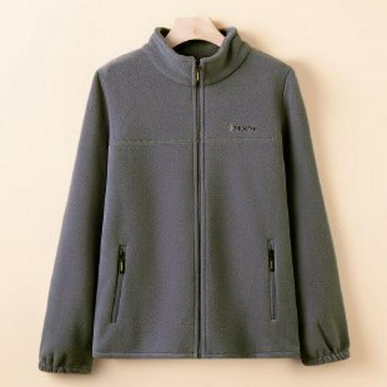 

Urban Style Slimming Jacket: Fashionable, Versatile, One-Piece Design with Simple Lines 4XL сірий колір