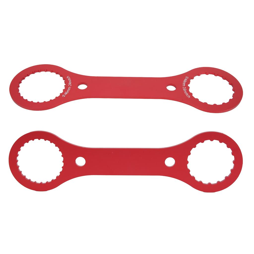 Sykkel-BB-nøkkel Kranklagerverktøy 44 mm 46 mm 16 24 Hakk BB-installasjonsfjerner Rød
