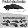 For CBR500R 600R 600RR 2025 2024 Motorcycle Invisible Winglet Mirror Kit Adjustable Rearview Mirror Wind Wing Reflector Spoiler Rearview Mirror