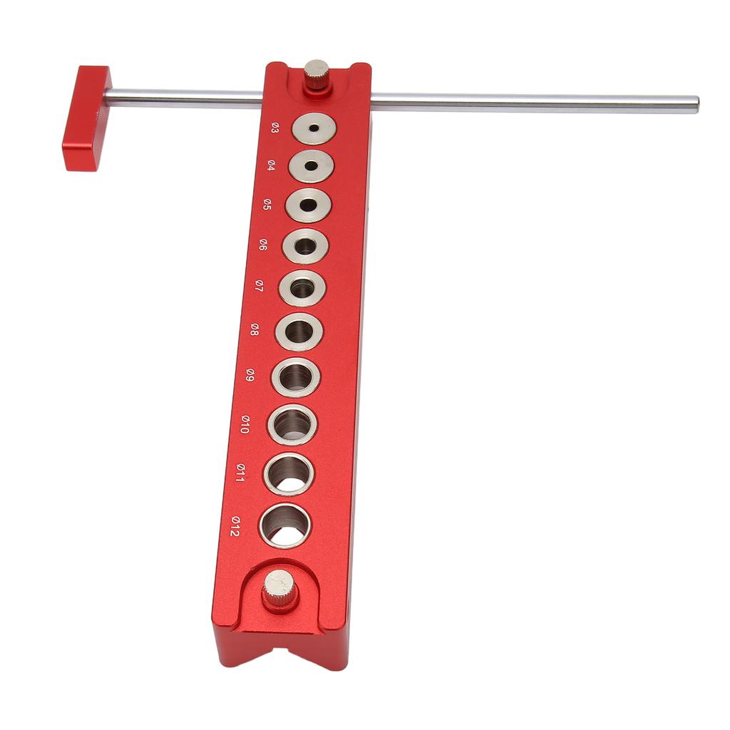 Bohrlochlehre Holzdübel Lochstanze Locator 10 in 1 45 Grad 90 Grad Aluminiumlegierung Bohrhilfe für Holzbearbeitung