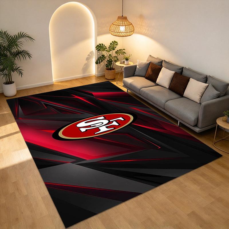 San Francisco 49Ers Living Room Nonslip Area Rug Soft Carpet For Bedroom Game Playroom Sofa Office Home Decor Doormat Christmas Gift C10249