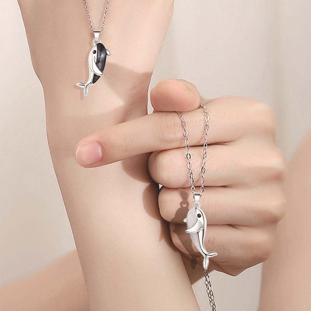 

Promise Couple Jewelry Matching Korean Style Hold Hands Necklaces Women Necklaces Couple Necklaces 07
