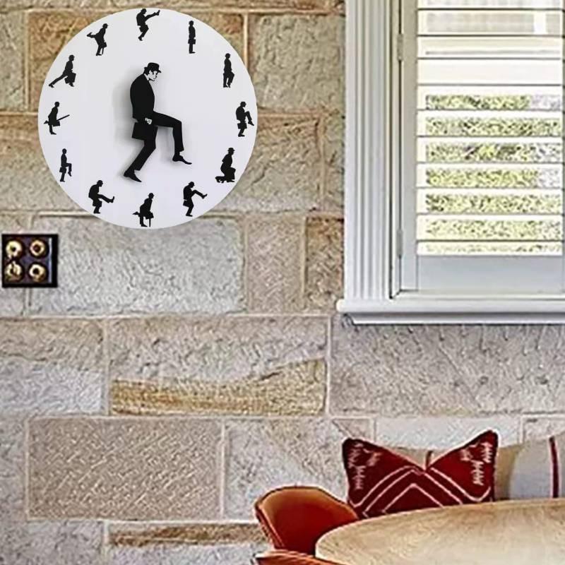 Silly Of Ministry Walk Design Clock Silent Without Frame Living Decoration Room