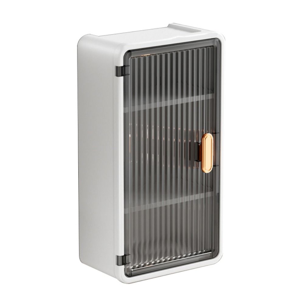 Large Capacity Bathroom Storage Box Wall Mounted Extractable Tissue Box for Home