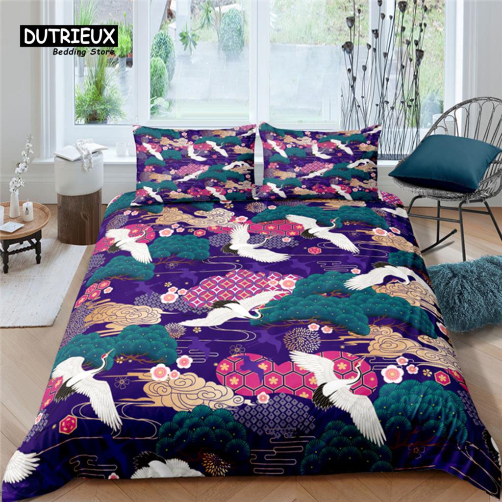 Home Living Luxury 3D Japanese Style Bedding Set Comfortable Duvet Cover Set Kids Bedding Set Queen and King EU/US/AU/UK Size