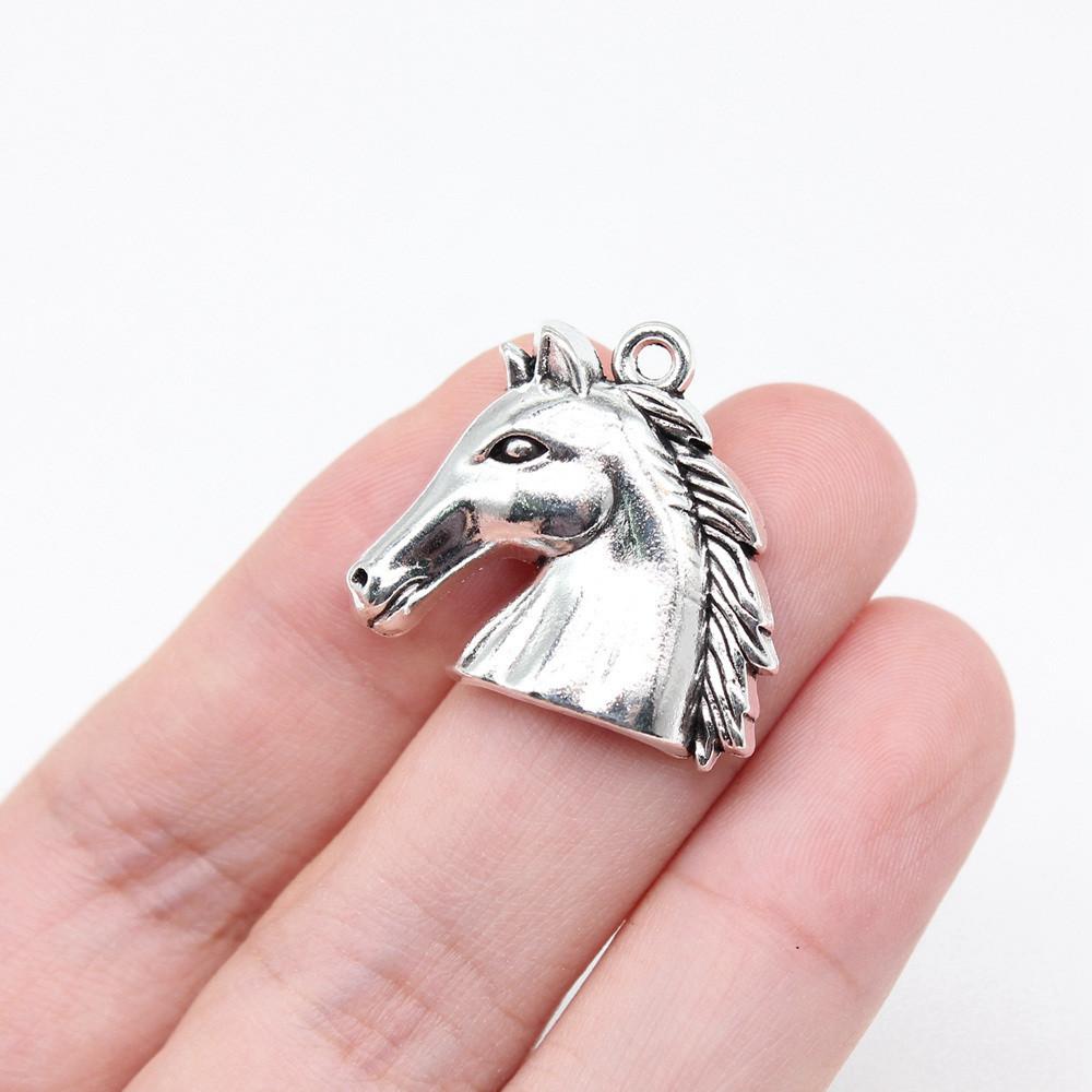 Charms Pegasus Horse Pendants Minimalist Jewelry Components QC095