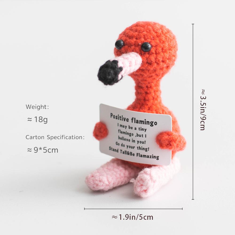 Cross-border Positive Energy Potato Crochet Doll: Humorous Yarn-Knitted Bonsai Ornament and Gift Card