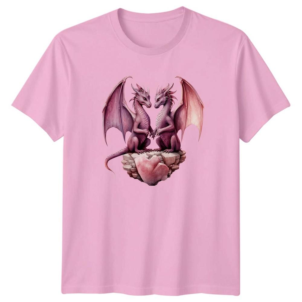 Dragons Couple Fantasy Graphic Unisex Tee