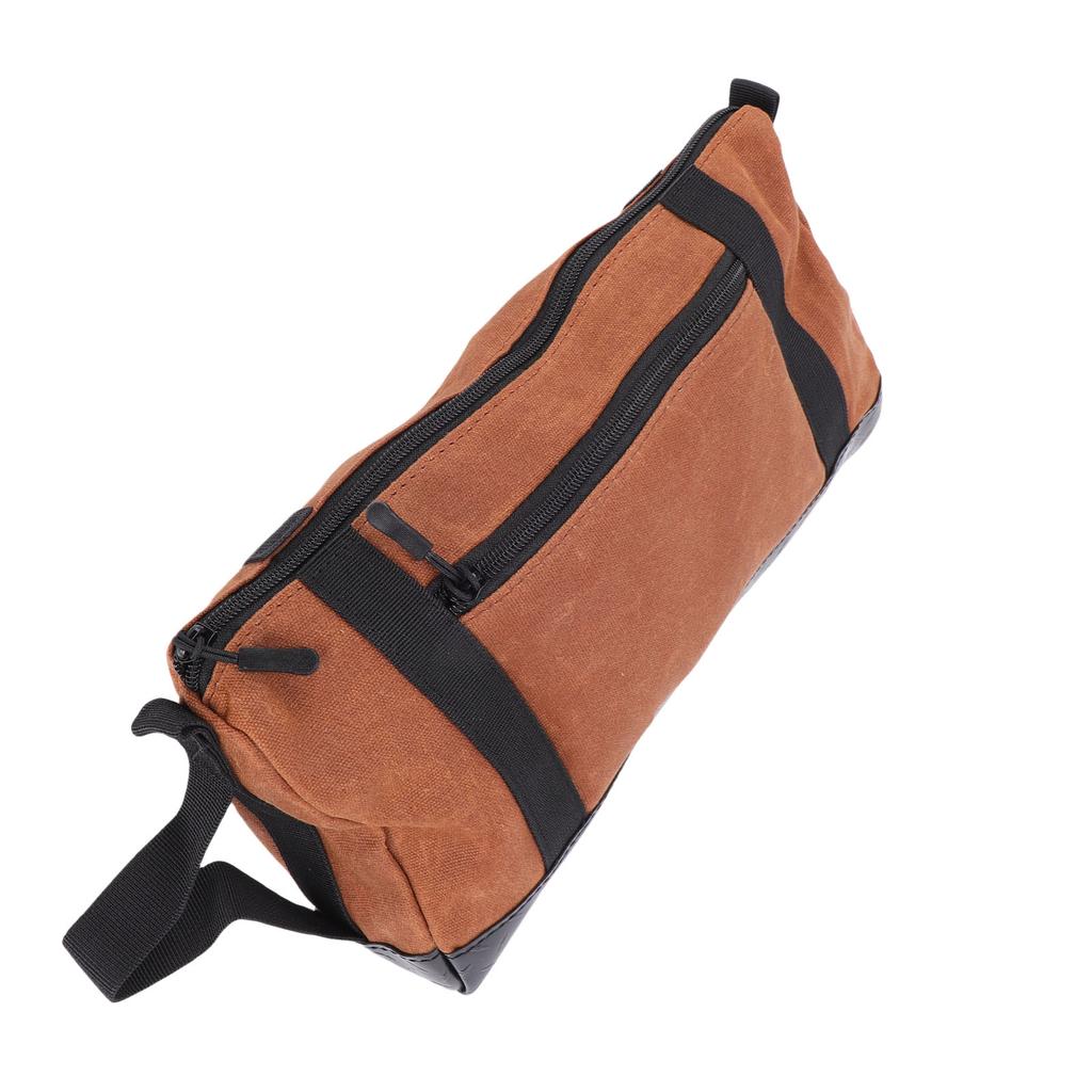 Tool Bag Wide Mouth Large Capacity Thickened Canvas Tool Organizer Bag for Hammer Pliers Wrench Screwdriver