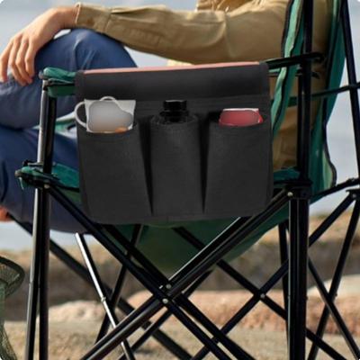 Stuhl-Armlehnen-Aufbewahrungstasche Multifunktionale Camping-Seitentasche Tragbare Sessel-Hängetasche