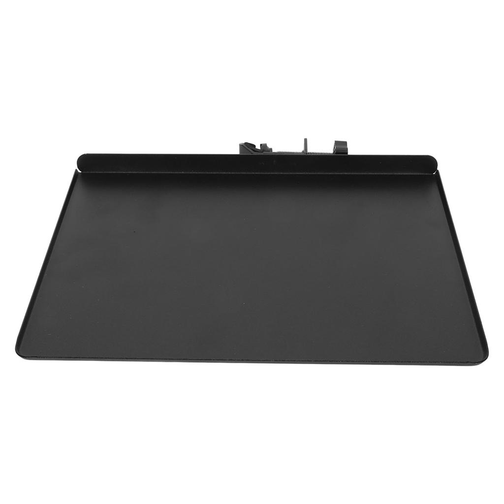Sound Card Tray Universal Metal Microphone Stand Tray for Stage Live Streaming Recording 22.8x16cm   9.0x6.3in