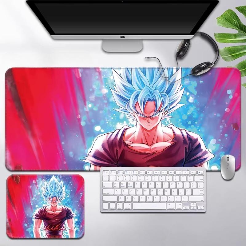 2025 Man Mouse Pad Super Popular Dragon Ball Mouse Pad Son Goku Printing Pattern Large Gaming Keyboard Office Desk Mat Super Saiyan Animation Desk Mat