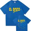 Rapper Quevedo 2026 El Baifo Double Sided Print Tshrit Mens Womens Comfort Cotton Summer Clothing Oversized Short Sleeve Tshrits
