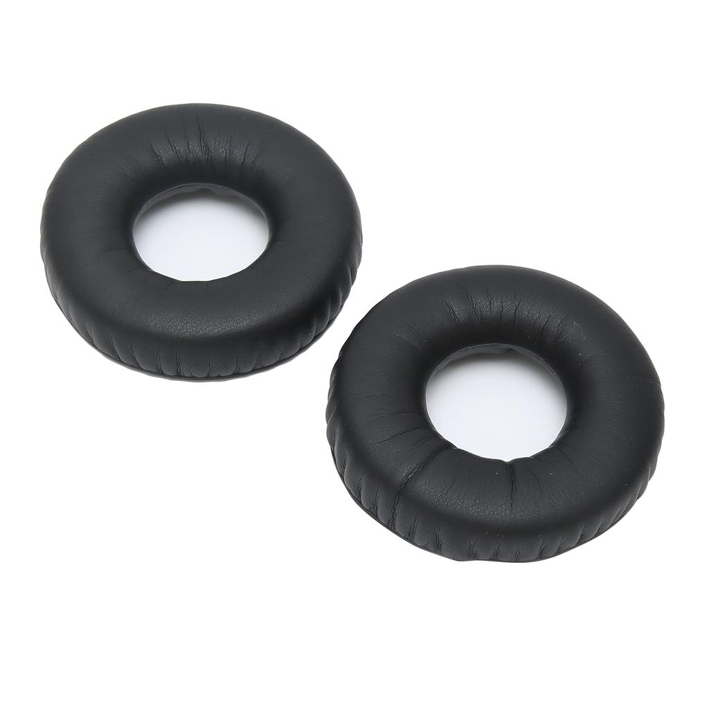 Lot de 2 coussinets d'oreille de rechange pour casque Sennheiser HD25, noir