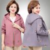 Spring Trench Coat Year 0 Medium Women's Casual Jacket Hooded Top
