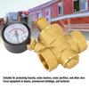 Water Pressure Regulator DN20 3/4 Inch Thread Light Duty Brass Water Pressure Reducing Valve with Filter and Gauge for Home Factory