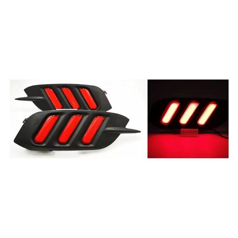 For HONDA Civic 2016-2018 LED Tail Light Brake Lights Rear Bumper DRL Reflector Lamp Car