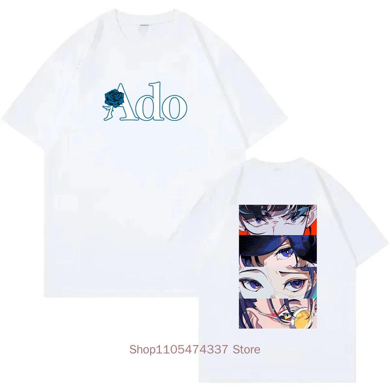 Ado Graphic Print Tshirts For Unisex Unisex Summer Casual Fashion Hip Hop Streetwear Loose Tops Oneck Short Sleeve Tshirts