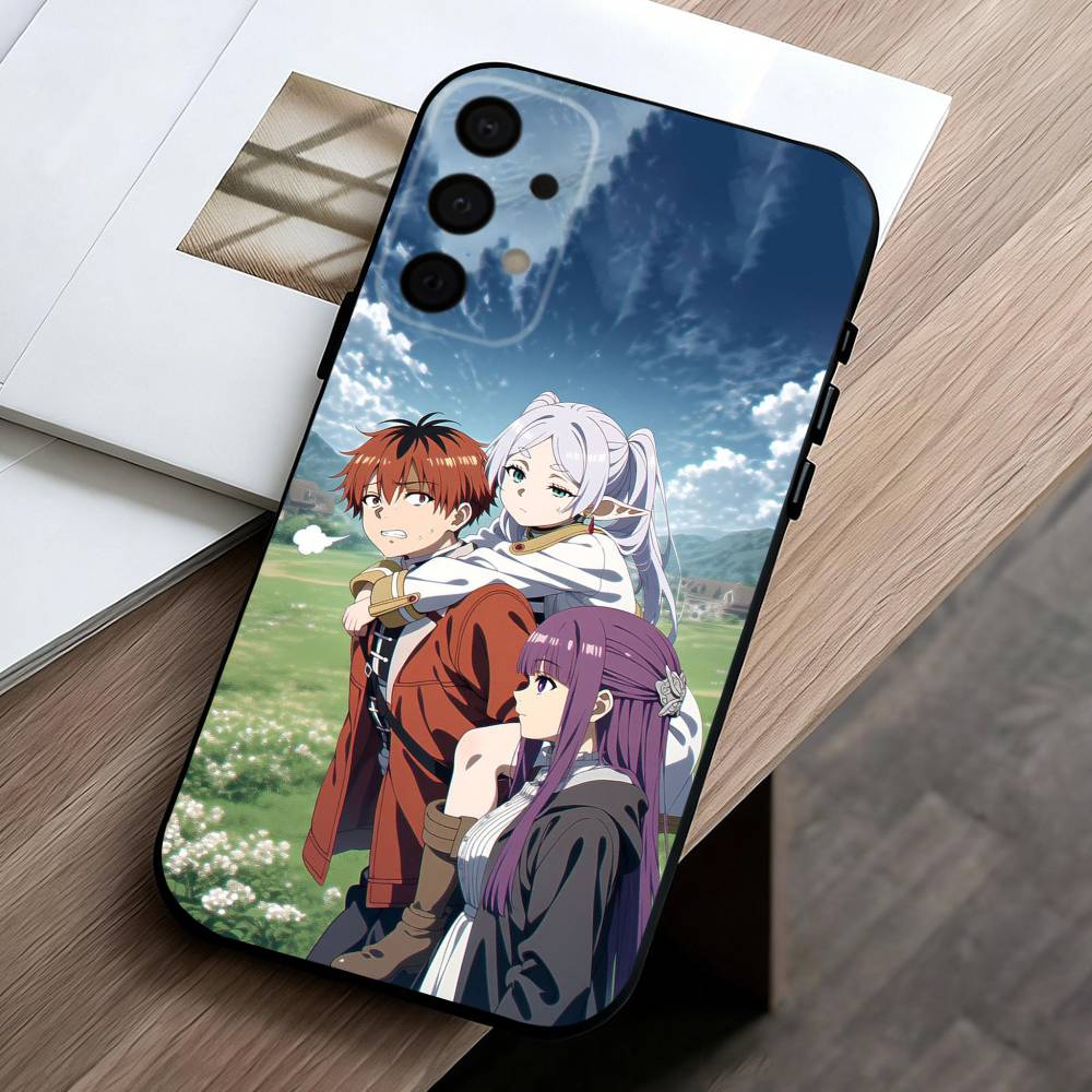 Manga Frieren Beyond Journeys End phone Case For Samsung Galaxy A73,A72,A71,A70,A53,A52,A51,Others Soft Black Shell