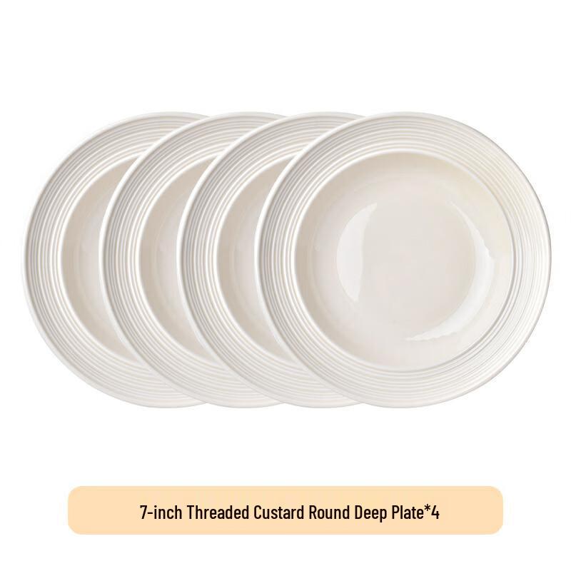 Minimalist Ceramic Deep Pasta & Salad Plate