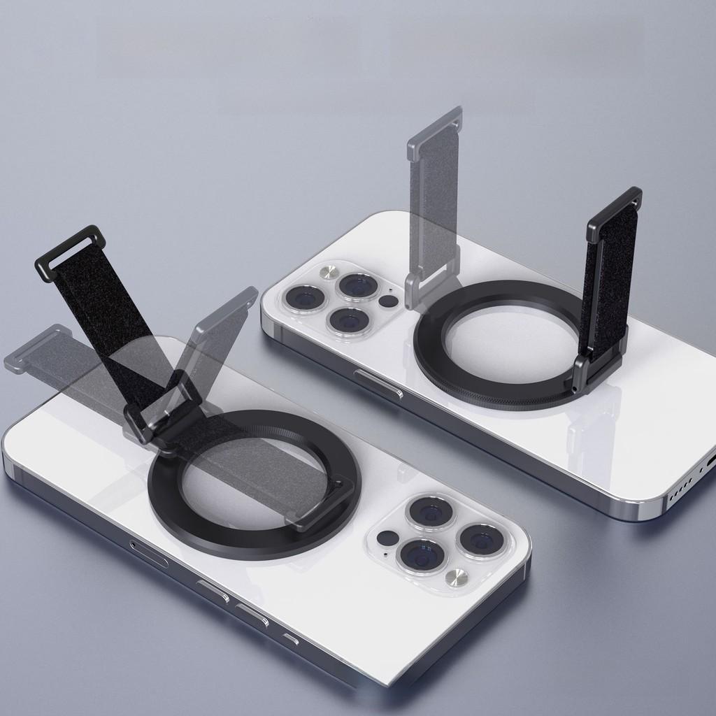 Magnetic Phone Strap And Stand For Aluminum Alloy Desk Accessory