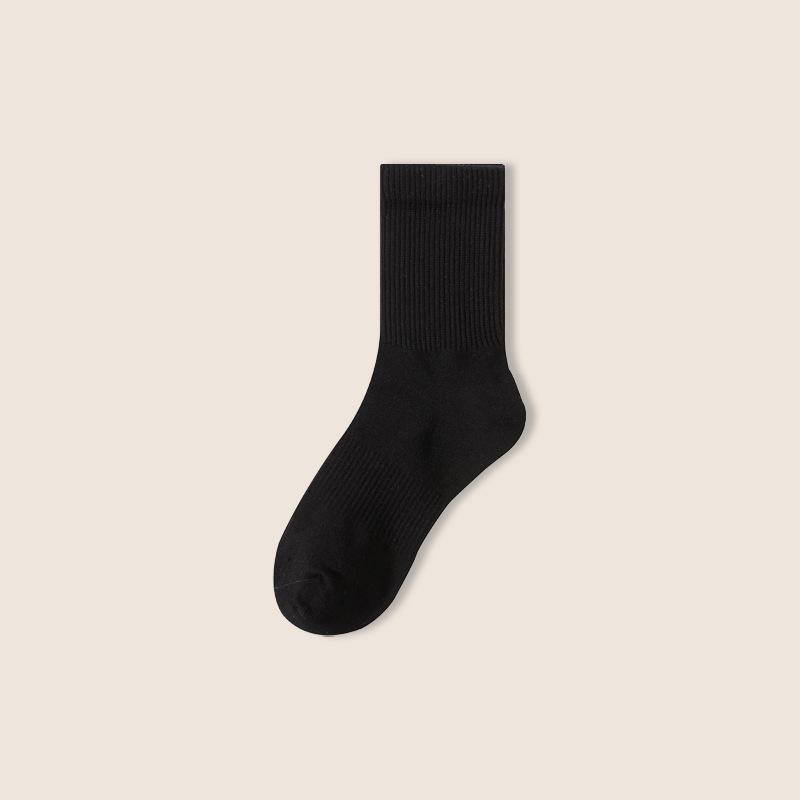 Men Spring and Autumn Fashion New Pure Cotton Tube Socks