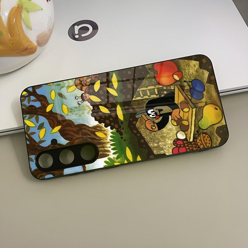 Cartoon Classic Krtek A Kalhotky Phone Case Glass For Samsung Galaxy S23 S25 S24 S21 S22 S20 Ultra Fe Plus Edge Cover