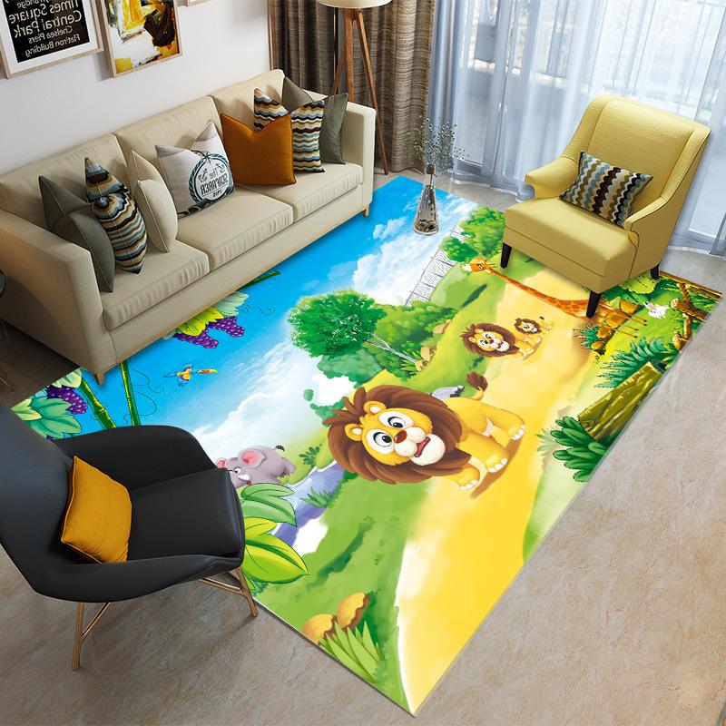 Living Room Fully Paved Home Bathroom Bedroom Non-slip Door Carpet New Cartoon Cute Carpet Floor Mat