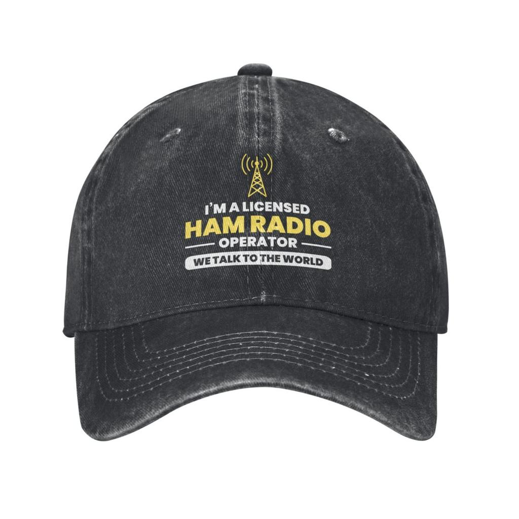 Amateur Ham Radio Operator Caps Unisex Women Cotton Trucker Hat Causal Wear Adjustable Baseball Cap