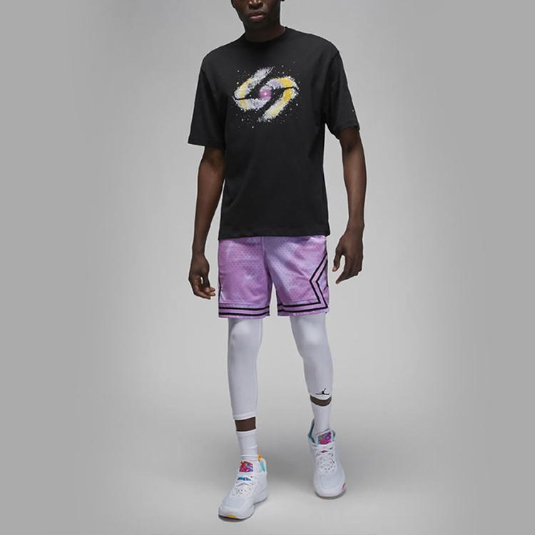 Nike Sporty Loose-Fit Round Neck Printed Short-Sleeve T-Shirt Men Tops Black FV3531-010