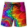 Costume da Bagno da Uomo con Grafica Degradé Board Shorts Pantaloncini da Bagno Vita Media Moda Hawaiano Boho Casual Quotidiano Vacanza