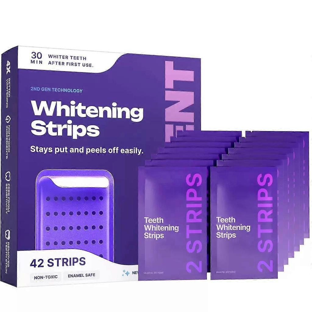 Teeth Whitening Strips Clean Dental Plaque And Stains Teeth Care Stickers Improving Dental Yellowing Oral Care Strip