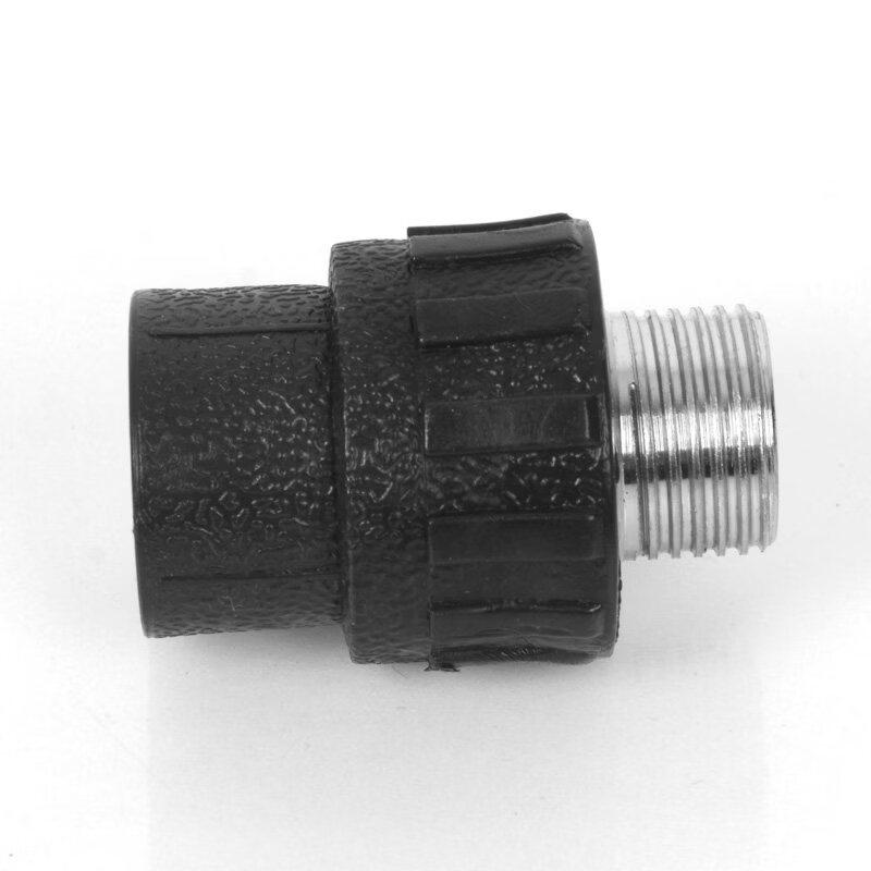PE Threaded Straight Union Connector