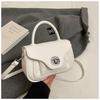 High-end hand carry fashionable small square bag, new simple and versatile shoulder bag, niche design messenger bag